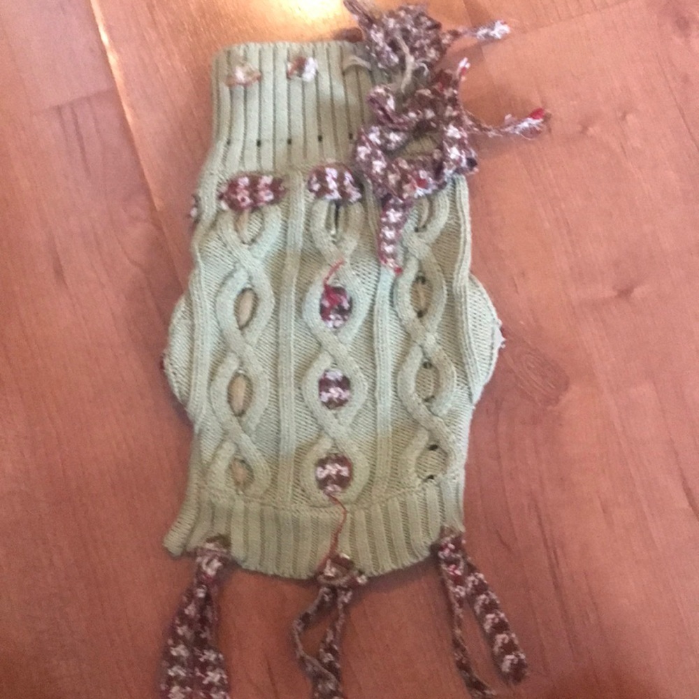 Anthropologie pet dog sweater xs